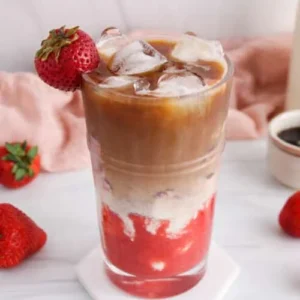 Iced Strawberry Latte